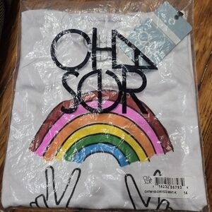 Chaser White Rainbow Kids Shirt